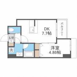 プレジオ難波ASIANの物件間取画像